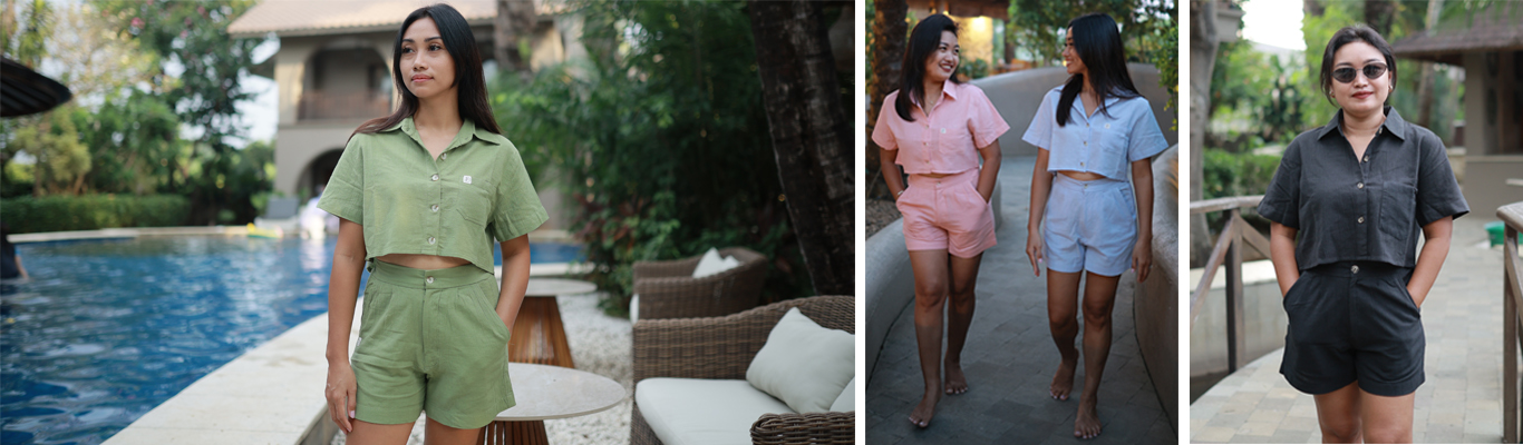 linen women shorts